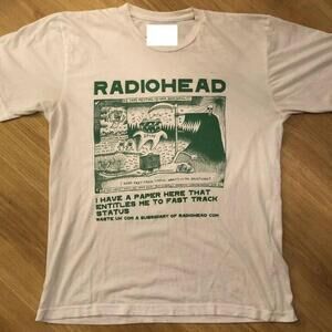 Sand Tee Radiohead I Have A Paper Here Tee